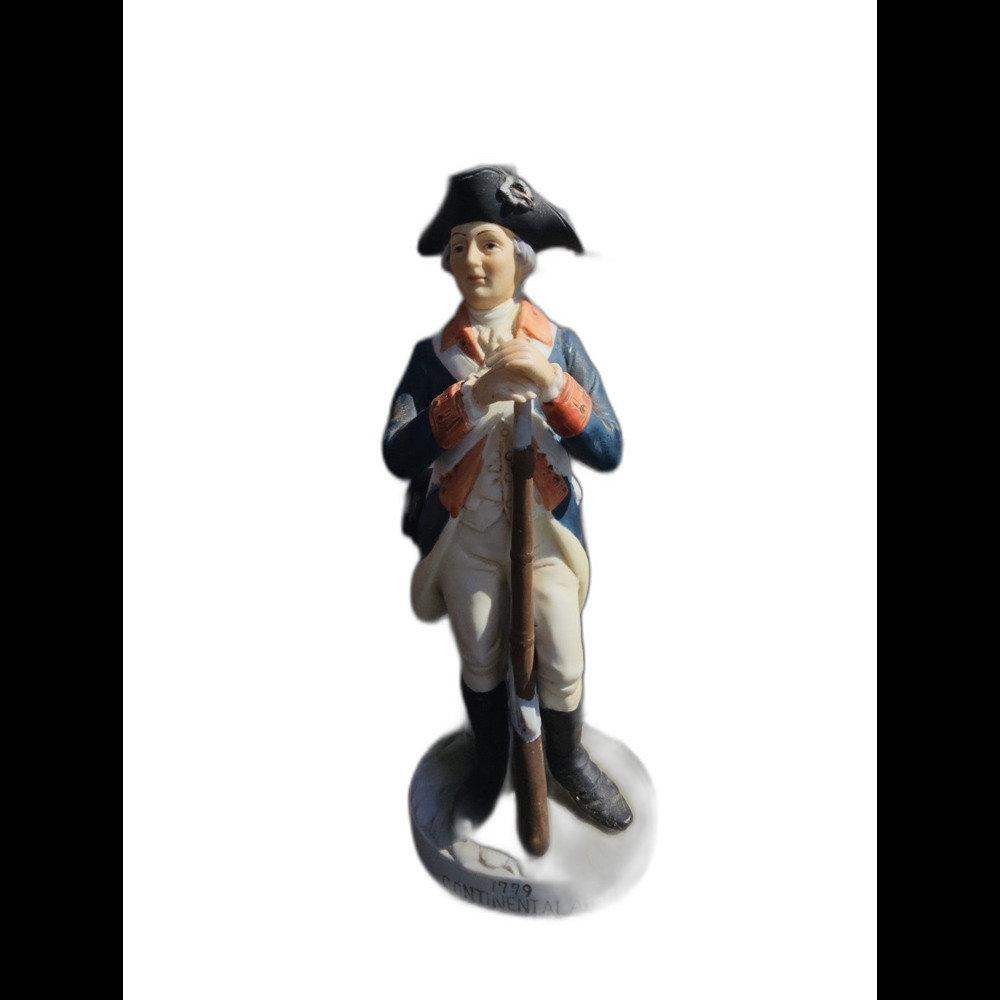 VINTAGE LEFTON CHINA HAND PAINTED FIGURINE 1779 Continental Army-KW 3678